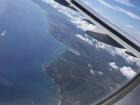 A picture I took on the plane of the Dominican Republic, my beautiful country 