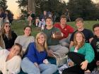 Here I am with my friends hanging out at our favorite spot, "The Fly," on the Mississippi River in New Orleans