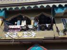 My friend Megan on a Balcony in Mysore! 