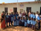 Biome has made lots of visits to schools to learn about their water collection. Here is a photo from a recent visit! 