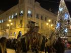 During the parade of the Festival of the Three Kings at the Plaza del Castillo, camels were brought out because they were what the biblical three kings rode on during the birth of Jesus