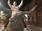 On top of a bull in Guanajuato!