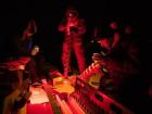 A team of scientists sets up the ice coring equipment (Photo: Ester Horvath)