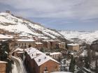 The city of Albarrucin covered with snow!