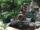 A beautiful water feature at the entrance to a local park