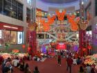 Kuala Lumpur mall decorated for Chinese New Year which occurs at the end of January (Kuala Lumpur, Malaysia)