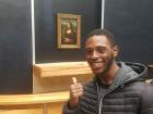 Me in front of the Mona Lisa