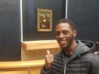 Me in front of the Mona Lisa