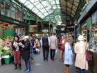 Different stores inside Borough Market