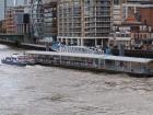 Ferry boat station on the River Thames