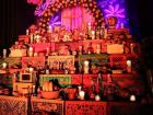 This was the most impressive altar for Día de Muertos from one of my friends' families, decorated with flowers, candles and loved ones' possessions