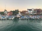 The harbor in Huatulco where we boarded our boat