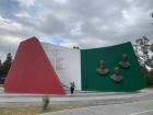This giant Mexican flag in Puebla demonstrates the love that I have for this country!