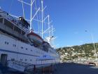 Wind Surf in port in Dominica