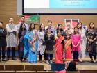 Members of Bangladeshi Student Association performing in Bangla language. 