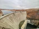 The Glen Canyon Dam on Colorado River 