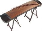 The guzheng is a classic, but not very popular, scholarly instrument from Southern China that sounds like water dropping onto a spider's web (Google Images)