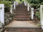 Stairway up to a hiking path by the Southern Walkway