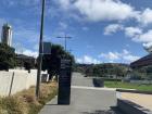 Entering the Memorial in TeAro, Wellington