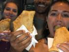 Before my friends went back to the U.S., we found the most amazing fried empanadas!