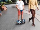 Riding a segway at a mall in Jaipur, Rajasthan