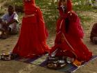 Prayer service for goddess Gauri before immersion