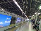 This is what a common subway station looks like in Seoul. 