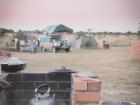 A fancy kitchen in Elephant Sands Camp, located in Botswana