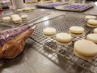 Baking delicate French macarons