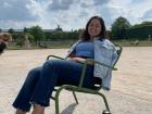 Enjoying the fountains and greenery at the Tuileries Gardens