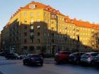 This is a street around noon; it's a pretty busy street for Gothenburg