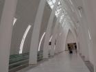 The inside of Copenhagen International Airport; it's so pretty and clean