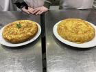 The very famous Spanish omelet! It is made out of potatoes, onions, eggs and oil