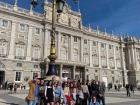 All the Ohio University students and two of our professors in front of the Royal Palace in Madrid