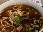 Beef noodle soup at Taipei Taoyuan airport