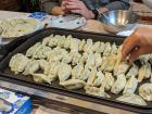 The gyoza we made; this was only half of our total!