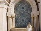 Me at the Hassan II Mosque in Casablanca, Morocco