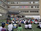 Student-run stage performance for the cultural festival at the local high school near my dorm