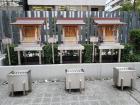 Three silver "saisen" (coin offering boxes) at the Suitengu Shrine in Chuo, Tokyo