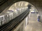 A classic Parisian metro station called "Cite"
