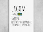 Image description of Lagom! Taken from Google Images