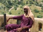 Here I am lounging at the top of the Amer Fort in Amer, Rajasthan, India after an eventful elephant ride up the slopes of the fort