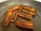 Another way to enjoy plantains - caramelized in syrup!