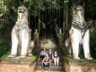 My friends and I climbed the stairs to Pad Laad Temple