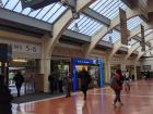 The inside of the Wellington bus station, where we got on our charter bus back to Hamilton