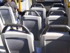 The inside of a "Beeline" bus in Hamilton