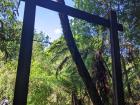 This entrance to a bridge is a similar structure to the entrance of a marae