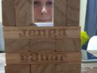 Jodie and I spent my last day playing Jenga and going to Zumba