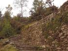 This Main Street got a makeover a couple of years ago when flat stones were installed over the mud-pathways