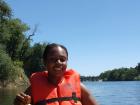 Kayaking on the American River in Sacramento, CA